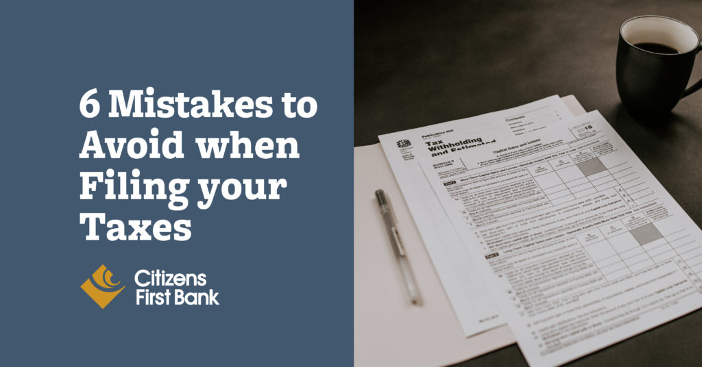 Six Mistakes to Avoid when Filling your Taxes